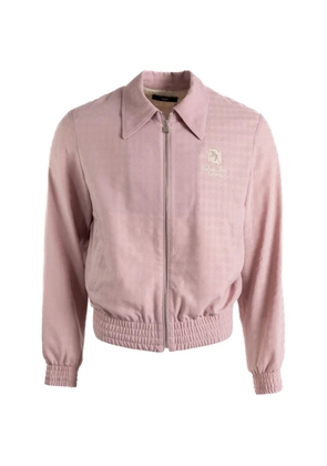 AMIRI logo-appliqué bomber jacket - Pink