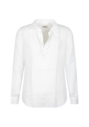 Altea long-sleeve polo shirt - White