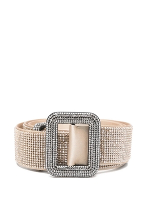 Benedetta Bruzziches square-buckle embellished belt - Gold