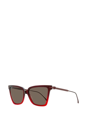 Ferragamo Eyewear butterfly-frame sunglasses - Red