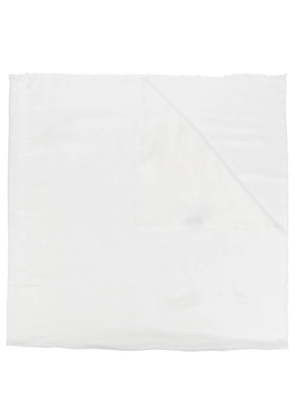 Fabiana Filippi tonal-design scarf - White