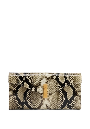 Giuseppe Zanotti Flutie clutch bag - Neutrals