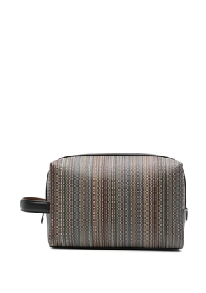 Paul Smith Signature Stripe wash bag - Black