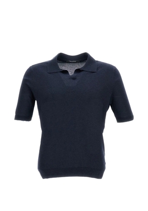 Tagliatore Keith V-neck T-shirt - Blue