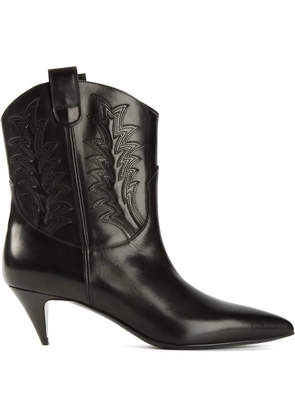 Saint Laurent 60mm Western-style ankle boots - Black