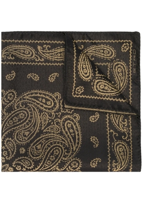 ETRO paisley print neck tie - Black