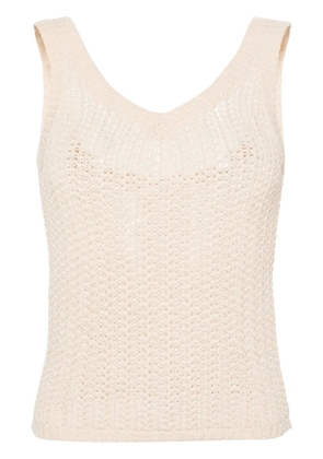 Max Mara knitted tank top - Neutrals