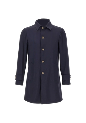 Barba button-welt coat - Blue