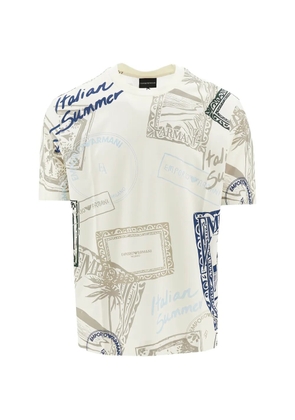 Emporio Armani printed T-shirt - Neutrals
