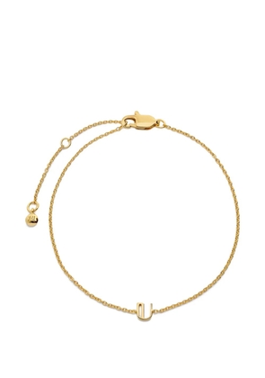 Monica Vinader initial chain bracelet - Gold