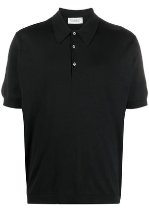 John Smedley short-sleeve polo shirt - Black