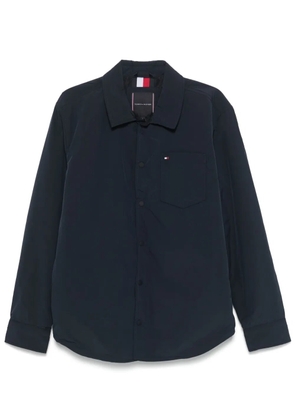 Tommy Hilfiger logo-print padded jacket - Blue
