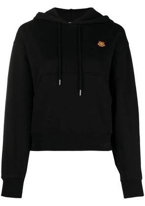 Kenzo Tiger patch hoodie - Black
