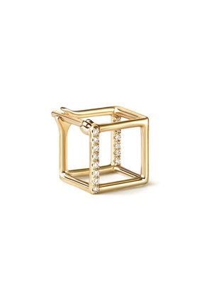 Shihara Diamond Square Earring 7 (01) - Metallic