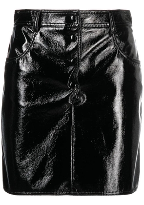 MSGM button-up A-line skirt - Black