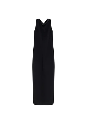 Max Mara cowl sleeveless dress - Black