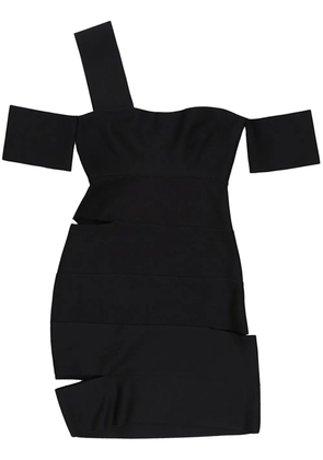 Alexander McQueen cut-out detail mini dress - Black