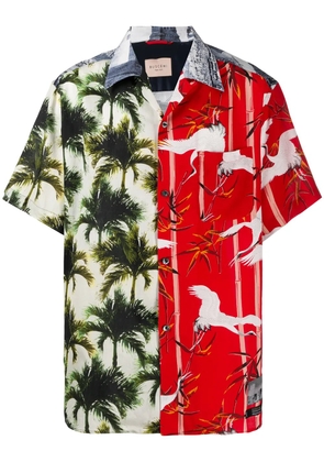Buscemi palm tree print shirt - Red