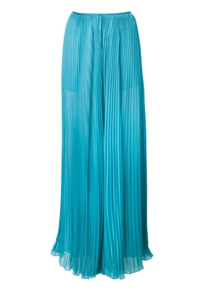 Alberta Ferretti pleated wide-leg trousers - Blue