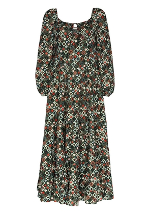 Rixo Marie printed maxi dress - Green