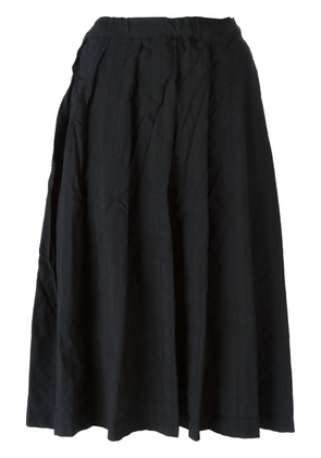 Comme Des Garçons Comme Des Garçons creased pleated skirt - Black