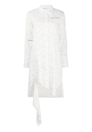Off-White Puzzle shirt dress
