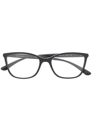 Dolce & Gabbana Eyewear DG5026 rectangular-frame glasses - Black