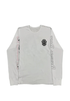 Chrome Hearts Deadly Doll thermal long-sleeves T-shirt - White