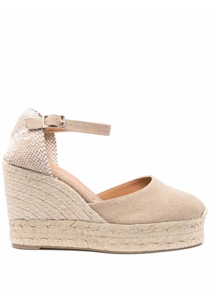 Castañer Carol wedge espadrilles - Neutrals