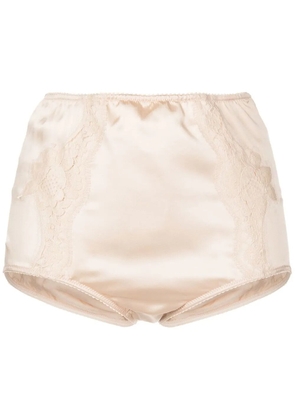 Dolce & Gabbana lace-detail briefs - Neutrals