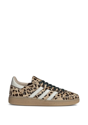 adidas Handball Spezial leopard-print leather sneakers - Neutrals