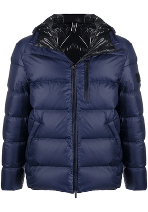 Hogan short down-padded jacket - Blue