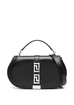Versace Greca Goddess leather shoulder bag - Black