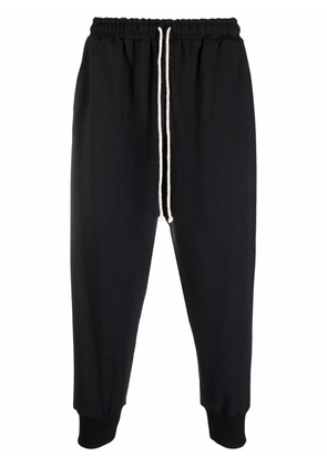 Alchemy cropped drop crotch trousers - Black