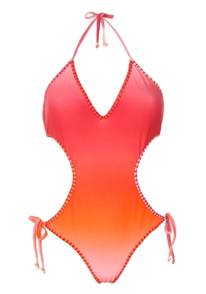 Amir Slama crocheted tie-dye one piece - Orange