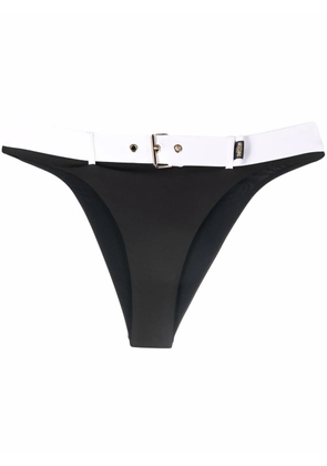 Moschino two-tone buckle briefs - Black