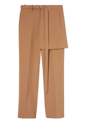 Off-White apron-detail tailored trousers - Neutrals