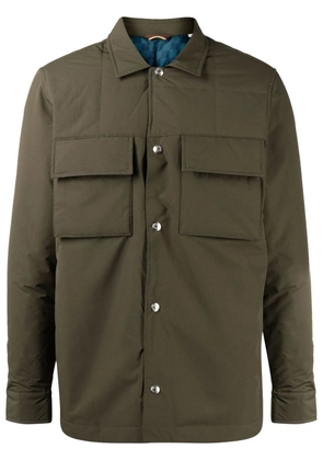 Paul Smith flap-pocket press-stud jacket - Green