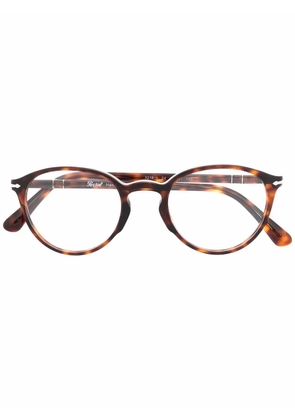 Persol tortoiseshell-frame glasses - Brown