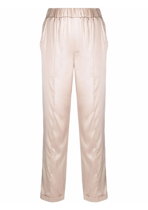 Max & Moi elasticated-waistband silk trousers - Neutrals