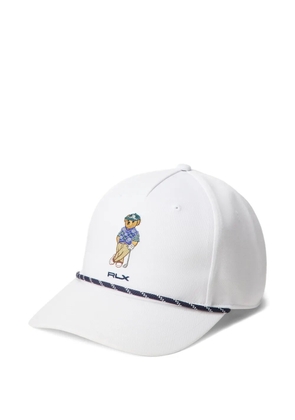 RLX Ralph Lauren embroidered bear cap - White
