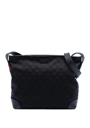 Gucci Pre-Owned 2016-2026 GG Canvas Web crossbody bag - Black