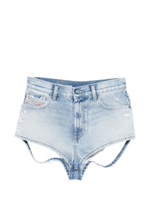 Diesel distressed cutout shorts - Blue