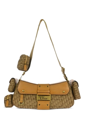 Christian Dior Pre-Owned 2002 trotter canvas shoulder bag - Brown