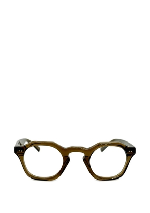 Josef Miller Milton round-frame glasses - Green