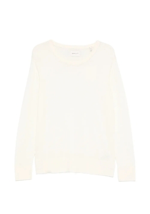 Gant crewneck knitted sweater - Neutrals