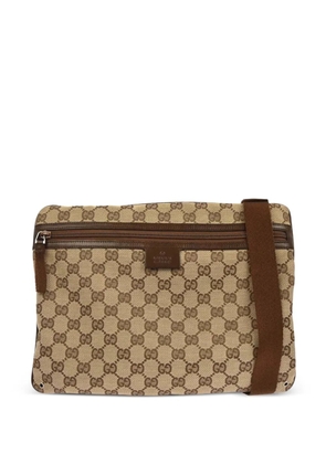 Gucci Pre-Owned 1990s gg-canvas shoulder bag - Neutrals