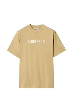 Burberry logo cotton T-shirt - Neutrals