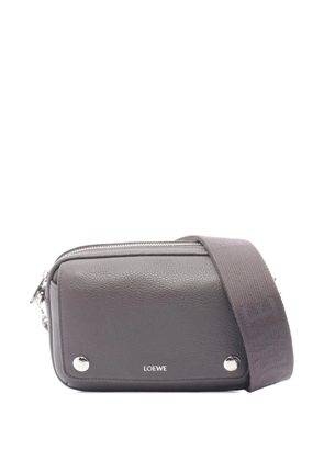 Loewe Pre-Owned 2010-2026 Small Grained Leather Pebble crossbody bag - Grey