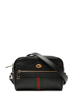 Gucci Pre-Owned 2016-2026 Mini Leather Ophidia crossbody bag - Black